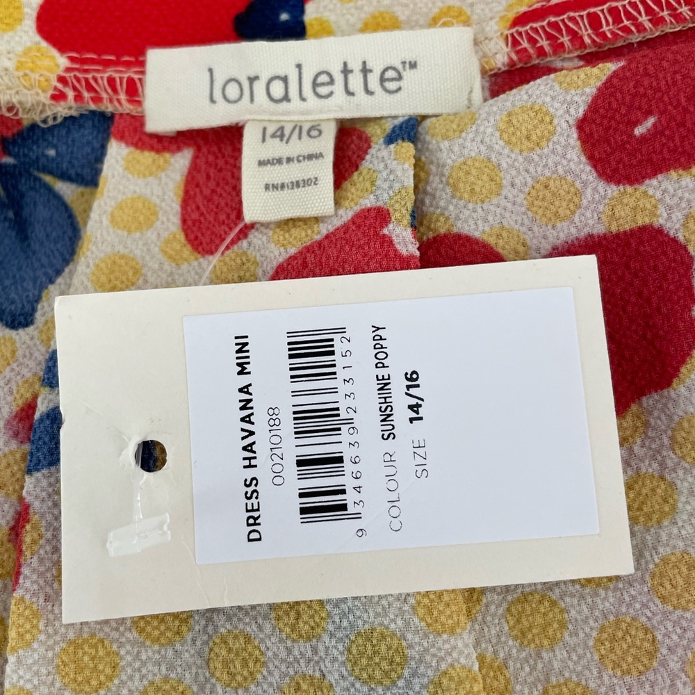 Torrid Loralette Vibrant Floral Wrap Dress with Belt, Size 14/16 - Picture 6 of 9